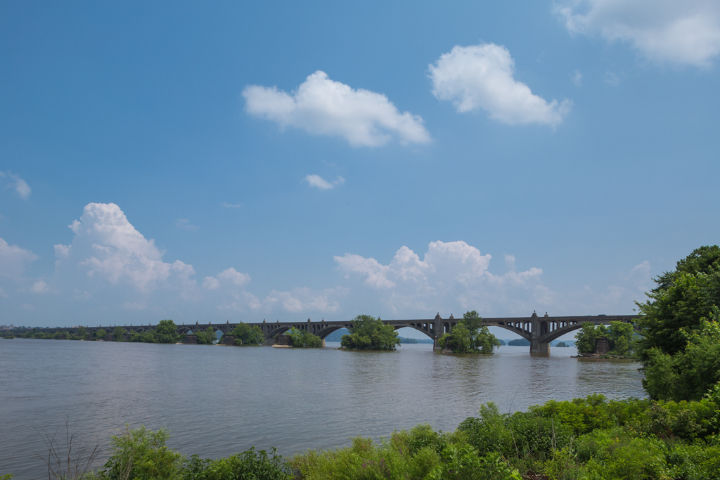 Original bridge over Susquehanna River connecting York and Lancaster Counties