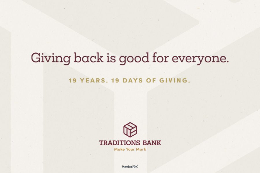 Join Us for 19 Days of Giving on Behalf of Our Customers