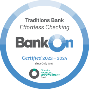 Effortless Checking Bank On Approval Seal for Traditions Bank