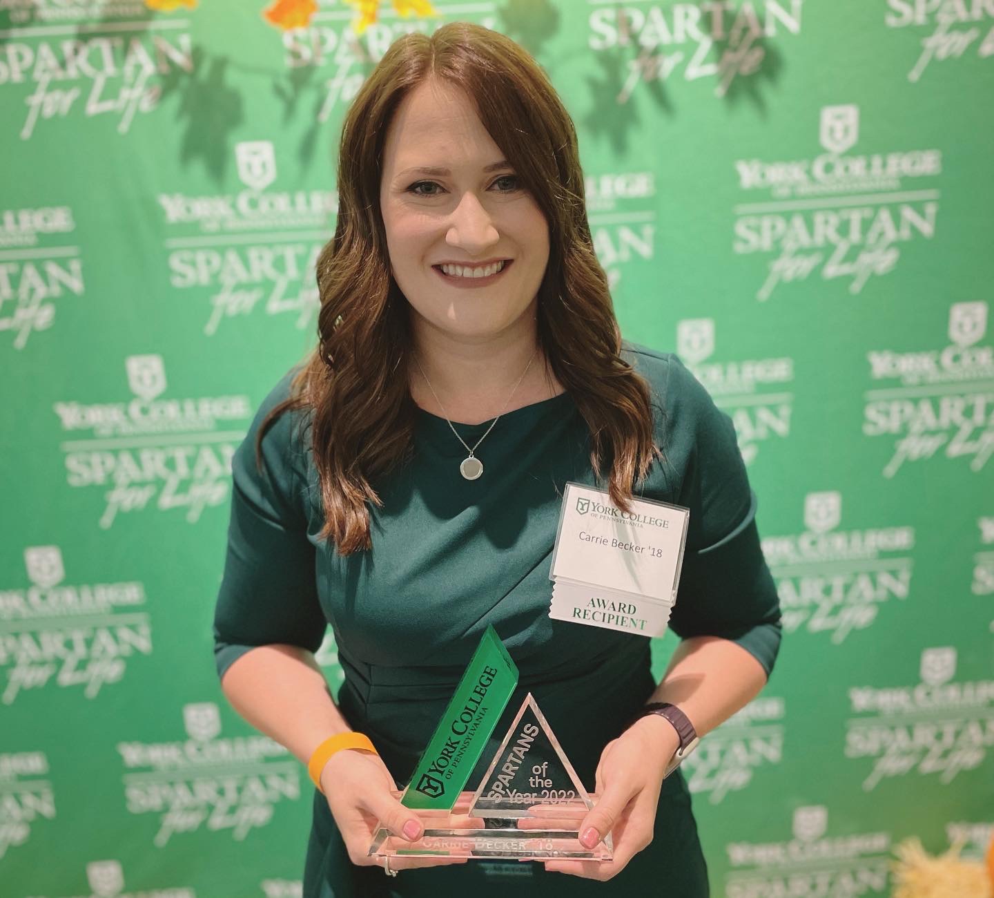 Carrie Becker Honored as York College Spartan of the Year